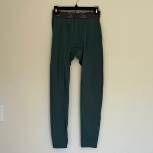 L.L. Bean Dark Green Base Layer Pants